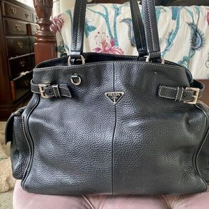 Authentic Prada, leather, handbag & dust cover